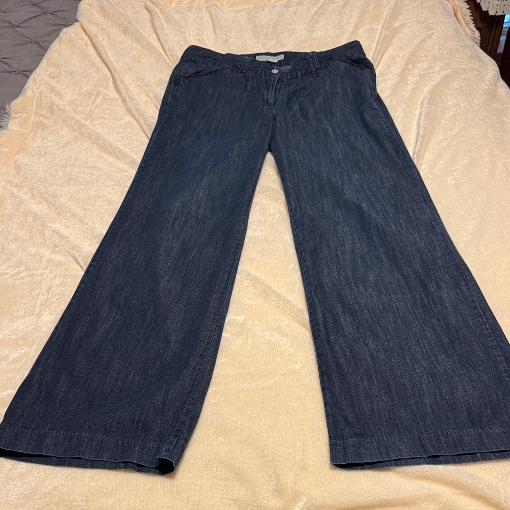 Wide Leg Dark Blue Women’s Jeans